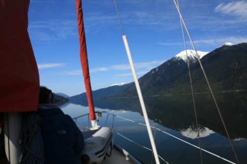 A travers le fjord  "Bentinck Arm"