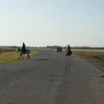 Regards croisés avec un 1er cavalier Kazakhe